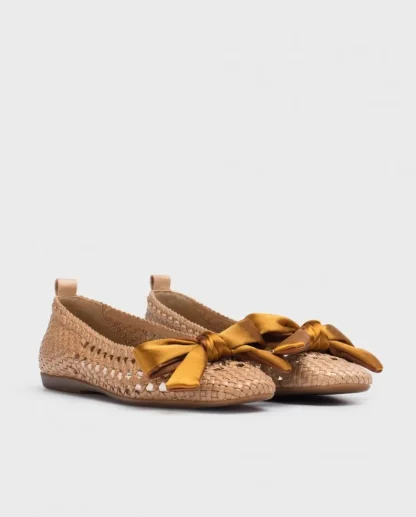 Wonders Bailarina Bow Camel Cheap