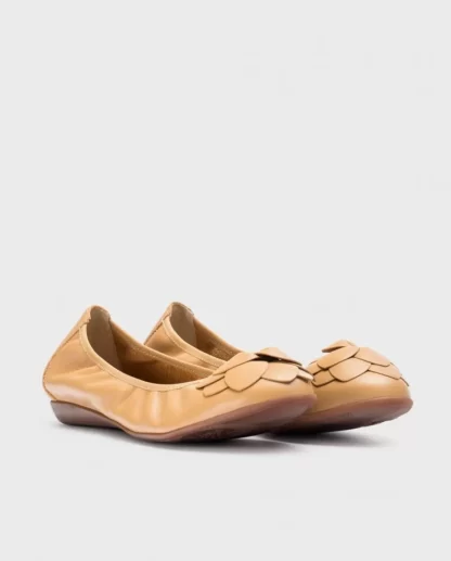 Wonders Bailarina Praga Marron Sand Flash Sale