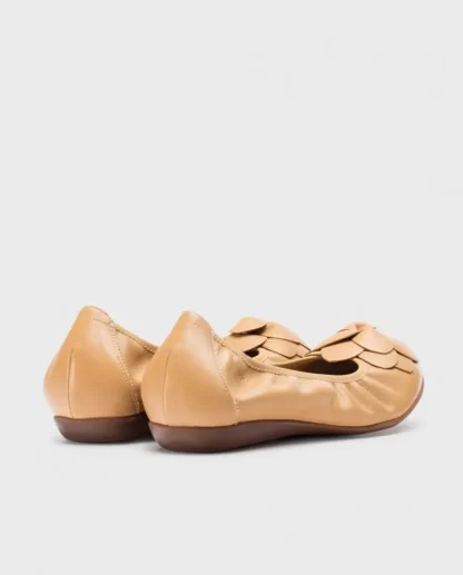 Wonders Bailarina Praga Marron Sand Flash Sale