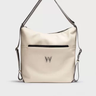 Wonders Bolso Amatista Bicolor Crema Cream/Negr Best Sale