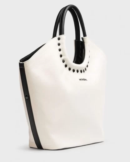 Wonders Bolso Baggy Blanco Crudo/Negr Flash Sale
