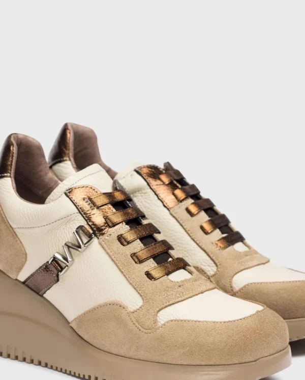 Wonders Deportivas Eva Beige Bei/Cre/Or Cheap