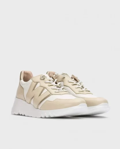Wonders Deportivas Kyoto Bicolor Cream/Off Fashion