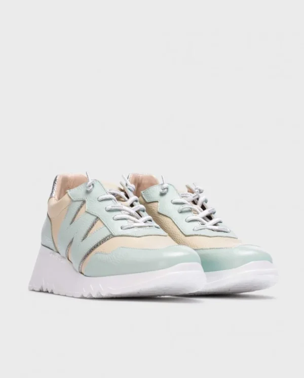 Wonders Deportivas Kyoto Bicolor Aqua/Cream Discount