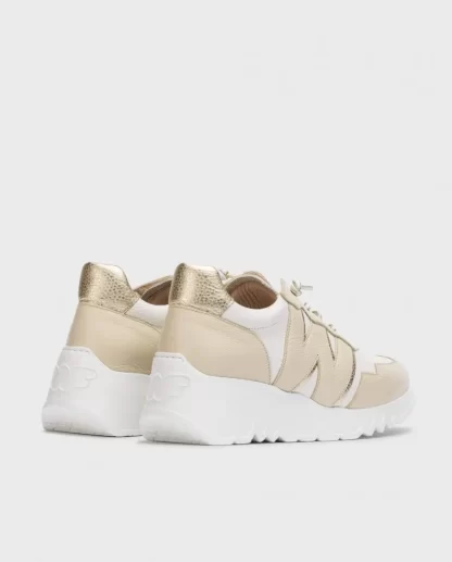 Wonders Deportivas Kyoto Bicolor Cream/Off Fashion