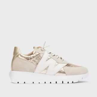 Wonders Deportivas Oslo Beige Beig/Plati Cheap