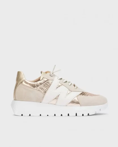 Wonders Deportivas Oslo Beige Beig/Plati Cheap