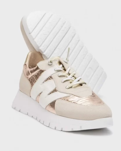 Wonders Deportivas Oslo Beige Beig/Plati Cheap