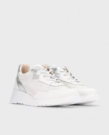 Wonders Deportivas Pamplona Blanco Off/Plata Clearance