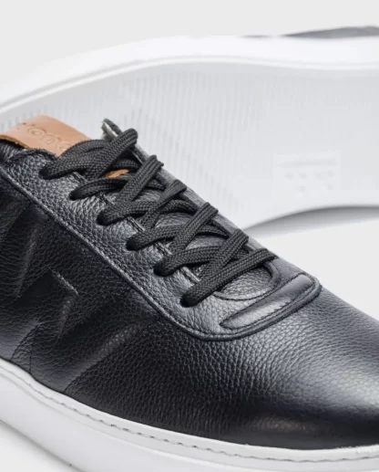 Wonders Deportivas Piel Relieve Negro/Came Online