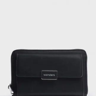 Wonders Maxi Cartera Valor Negro Cheap