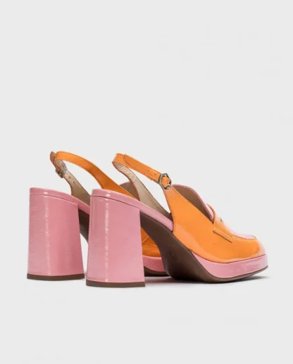 Wonders Mocasin Amelia Bicolor Apricot/Bl Best Sale