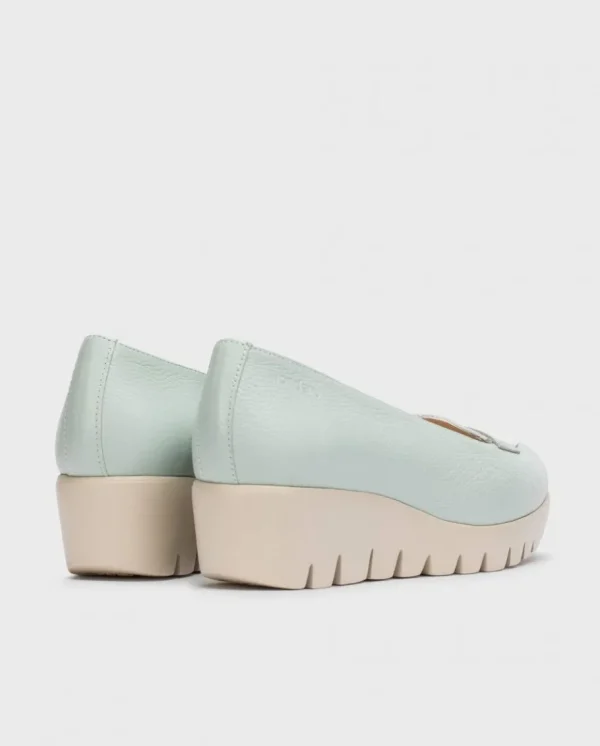 Wonders Mocasin Azul Aqua/Off Flash Sale