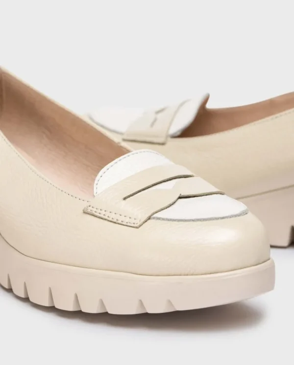 Wonders Mocasin Beige Cream/Off Clearance