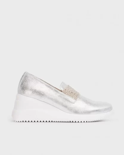 Wonders Mocasin Bone Plata Best Sale