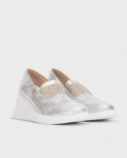 Wonders Mocasin Bone Plata Best Sale