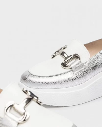 Wonders Mocasin Montreal Plata Plata/Off Flash Sale