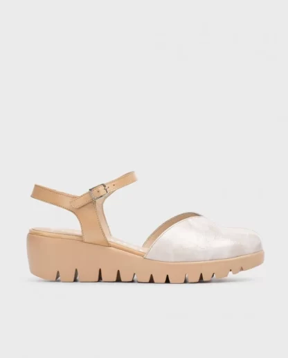 Wonders Sandalia Caravaca Tie Dye Taupe/Sand Sale