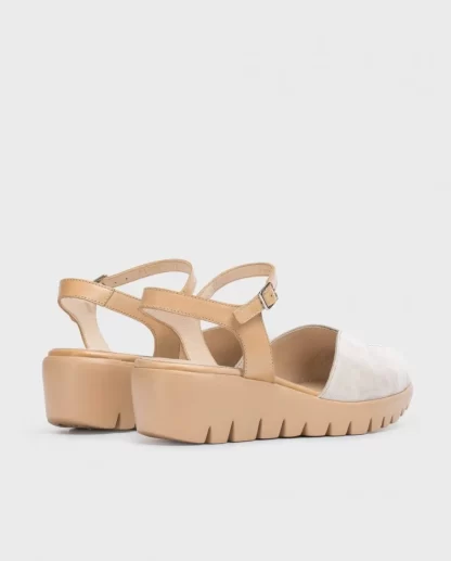 Wonders Sandalia Caravaca Tie Dye Taupe/Sand Sale