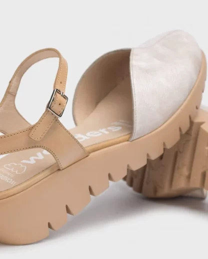 Wonders Sandalia Caravaca Tie Dye Taupe/Sand Sale