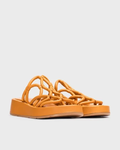 Wonders Sandalia Cuna Eladia Naranja Coral Outlet