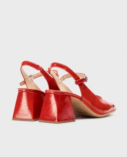 Wonders Sandalia Destalonada Jane Rojo Flash Sale