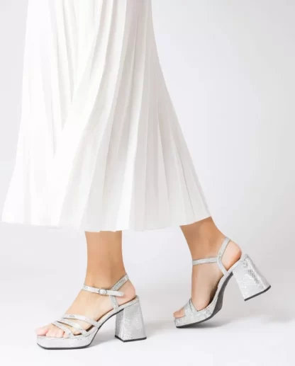 Wonders Sandalia Love Plata Shop
