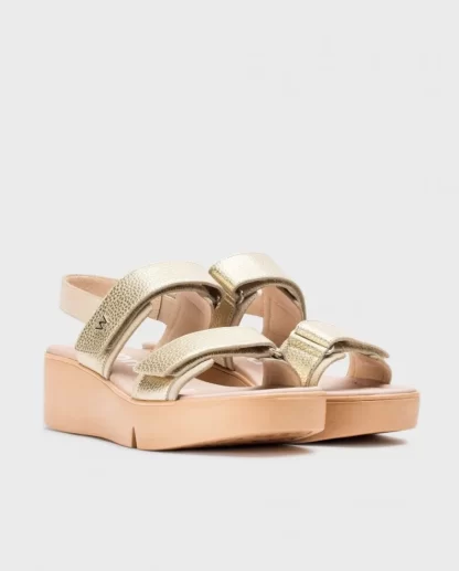 Wonders Sandalias Amapola Crema Natur/Plat Hot