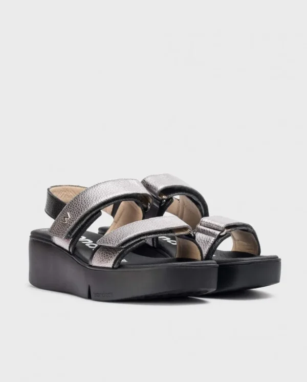 Wonders Sandalias Amapola Negra Negro/Plom Cheap