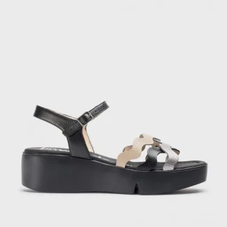 Wonders Sandalias Andy Multicolor Plo/Neg/Ta Online