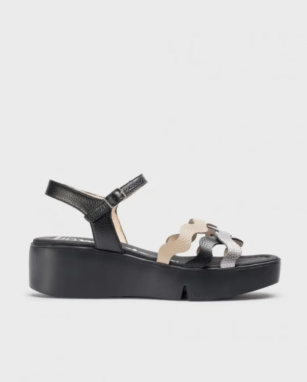 Wonders Sandalias Andy Multicolor Plo/Neg/Ta Online