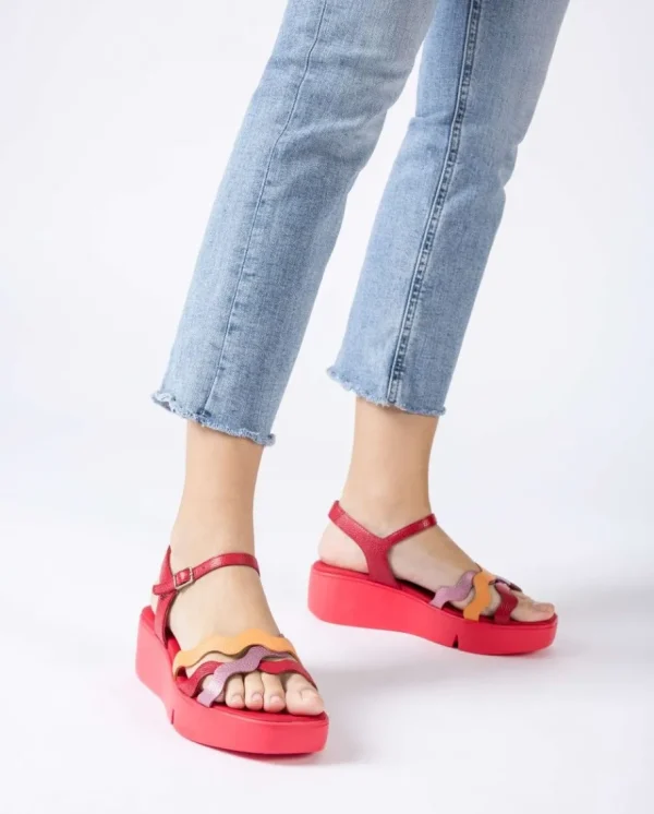 Wonders Sandalias Andy Multicolor Blu/Roj/Ap Hot