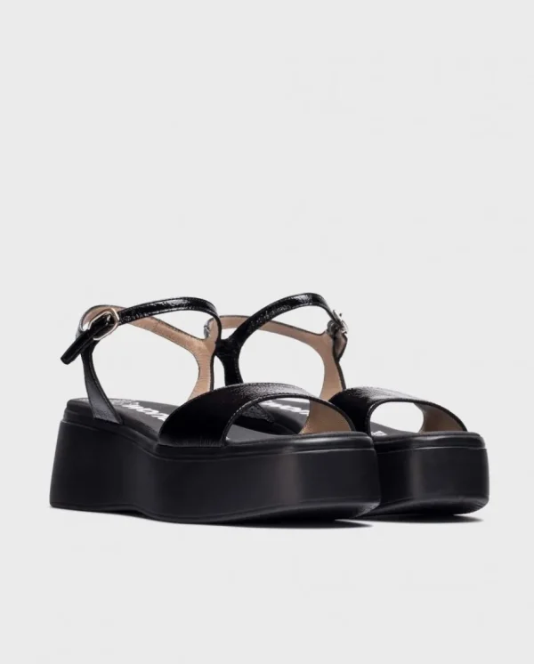 Wonders Sandalias Con Plataforma Aurora Negro Outlet