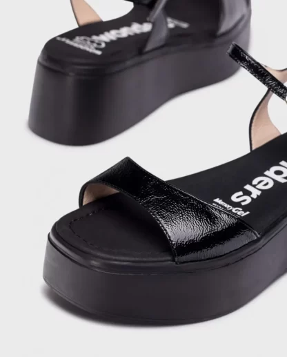 Wonders Sandalias Con Plataforma Aurora Negro Outlet