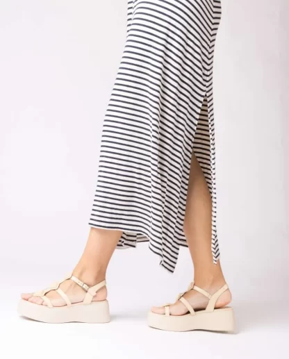 Wonders Sandalias Con Plataforma Carolina Natural Hot