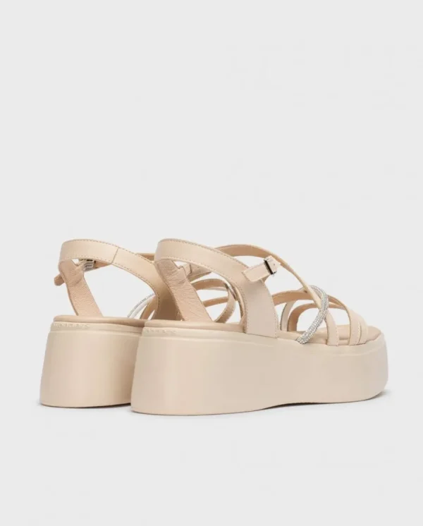 Wonders Sandalias Con Plataforma Martina Beige Natural Hot