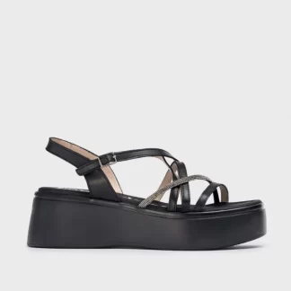 Wonders Sandalias Con Plataforma Martina Negra Negro Discount