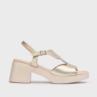 Wonders Sandalias De Tacon Dafne Platino Discount