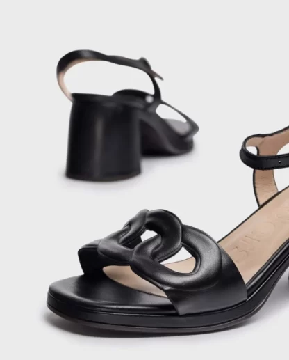 Wonders Sandalias De Tacon Emilia Negro Cheap