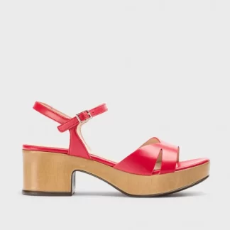 Wonders Sandalias De Tacon Grinon Rojo Outlet