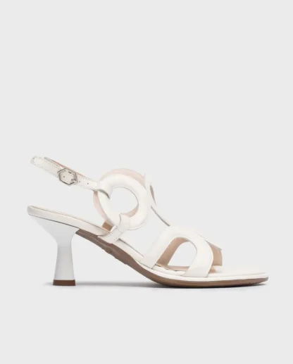 Wonders Sandalias De Tacon Iris Blanco Off Discount