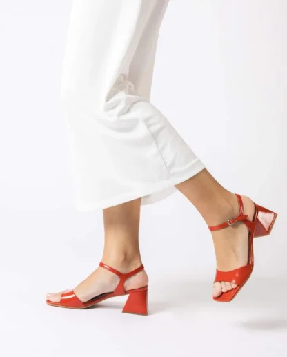 Wonders Sandalias De Tacon Isabel Rojo Cheap