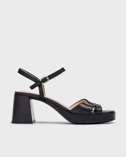 Wonders Sandalias De Tacon Lola Negro Cheap