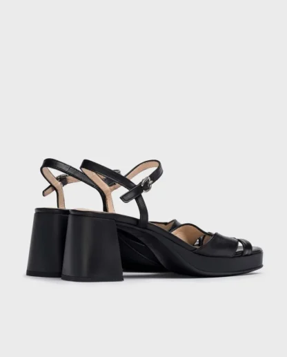 Wonders Sandalias De Tacon Lola Negro Cheap