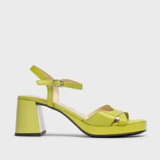 Wonders Sandalias De Tacon Lola Verde Apple Flash Sale