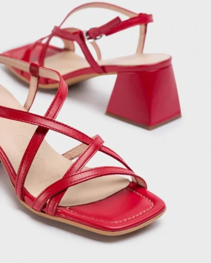 Wonders Sandalias De Tacon Sofia Rojo Online