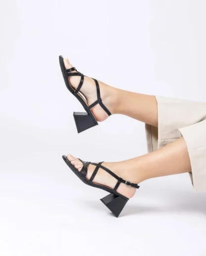 Wonders Sandalias De Tacon Sofia Negro Sale