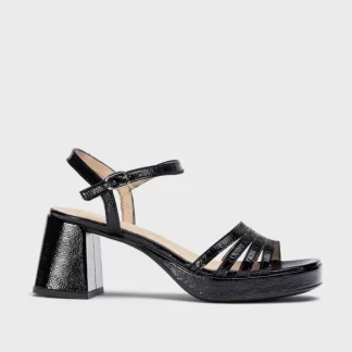 Wonders Sandalias De Tacon Zaida Negro Flash Sale