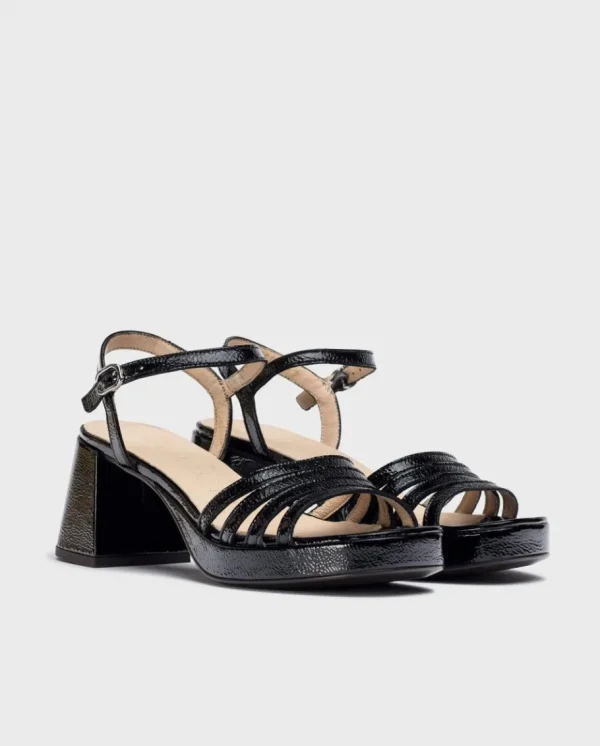 Wonders Sandalias De Tacon Zaida Negro Flash Sale