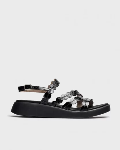 Wonders Sandalias Motril Negro Flash Sale